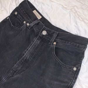 Levi’s high loose black jeans
